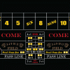 Mini Craps casino layout in 4 Classic colours