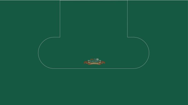 Texas Holdem Poker cloth in Classic green and customisation