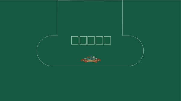 Texas Holdem Poker cloth in Classic green and customisation