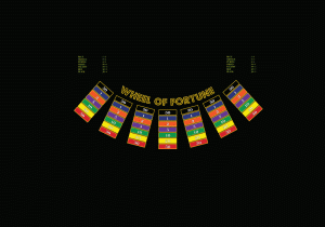 Wheel of Fortune layout casino layout All colours