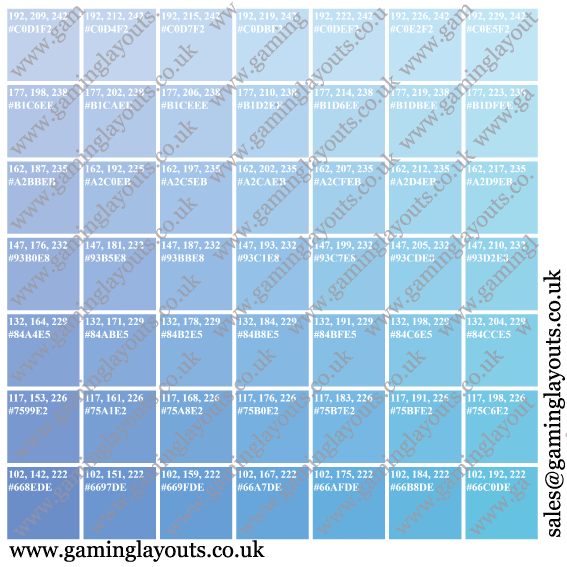 Casino Layout Fabric Samples
