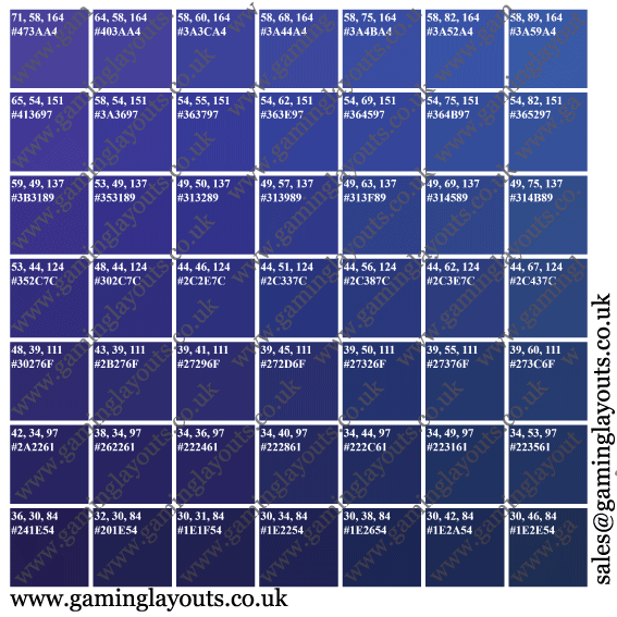 Casino Layout Fabric Samples