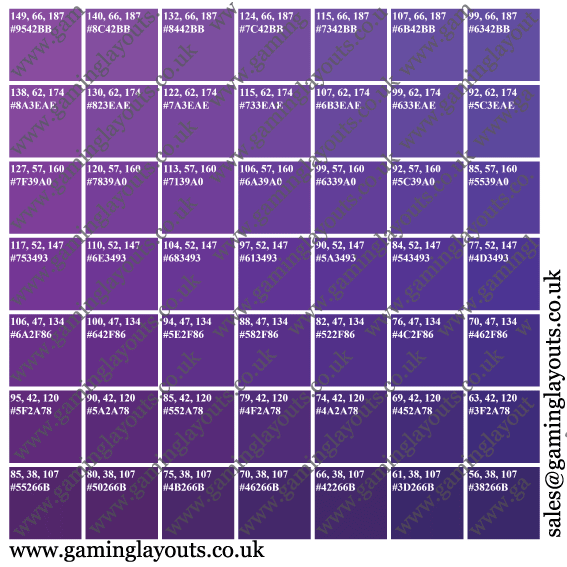 Casino Layout Fabric Samples