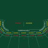 Punto Banco casino layout in 4 Classic colours