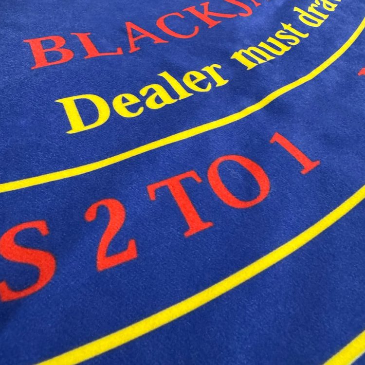Gaming Layouts custom royal blue blackjack Gaming Layouts custom royal blue blackjack